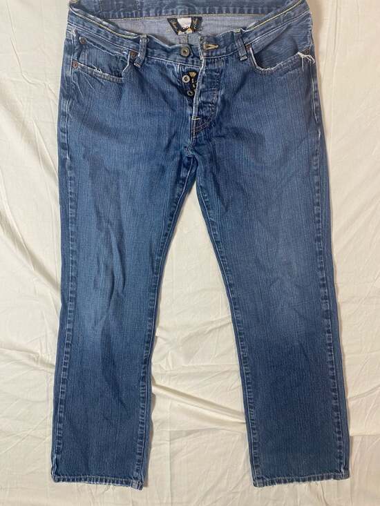 Lucky Brand Denim - Lucky Brand Women's Button Fly Mid-Rise Straight Leg Jeans Size 32 (1066)